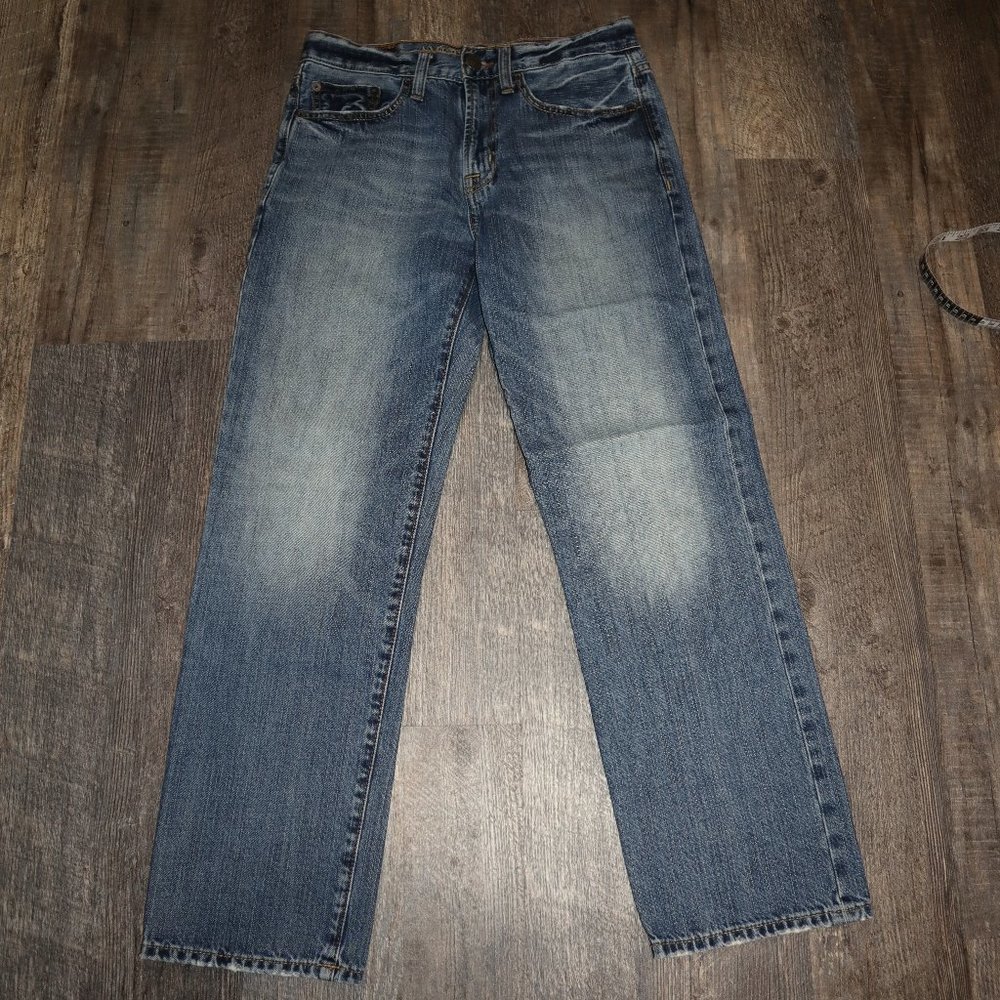 American Eagle Men's Jeans, 26x30 Relaxed Straight, Blue